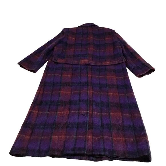 Paul Levy Wool Mohair Maxi Coat Vintage Dead Stock 80’s New Size 12 - Picture 3 of 15